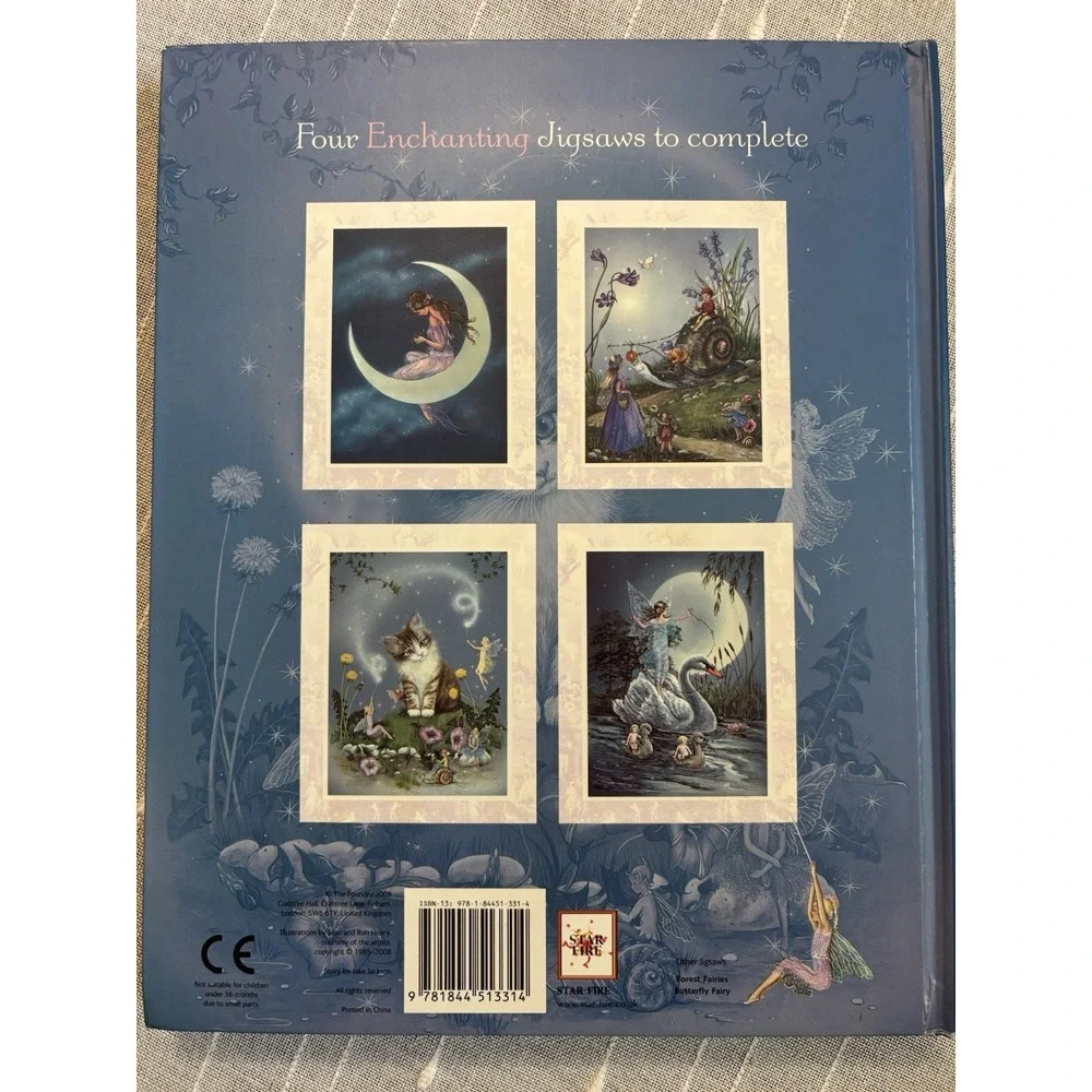 Beautiful Fairyland Kitty Jigsaw Book 4 Enchanting Puzzles Like New